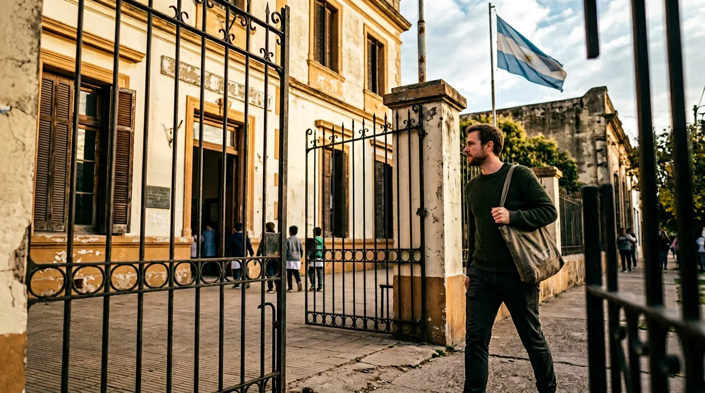 Argentine public primary school exterior
