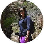 Portrait of a woman outdoors in nature