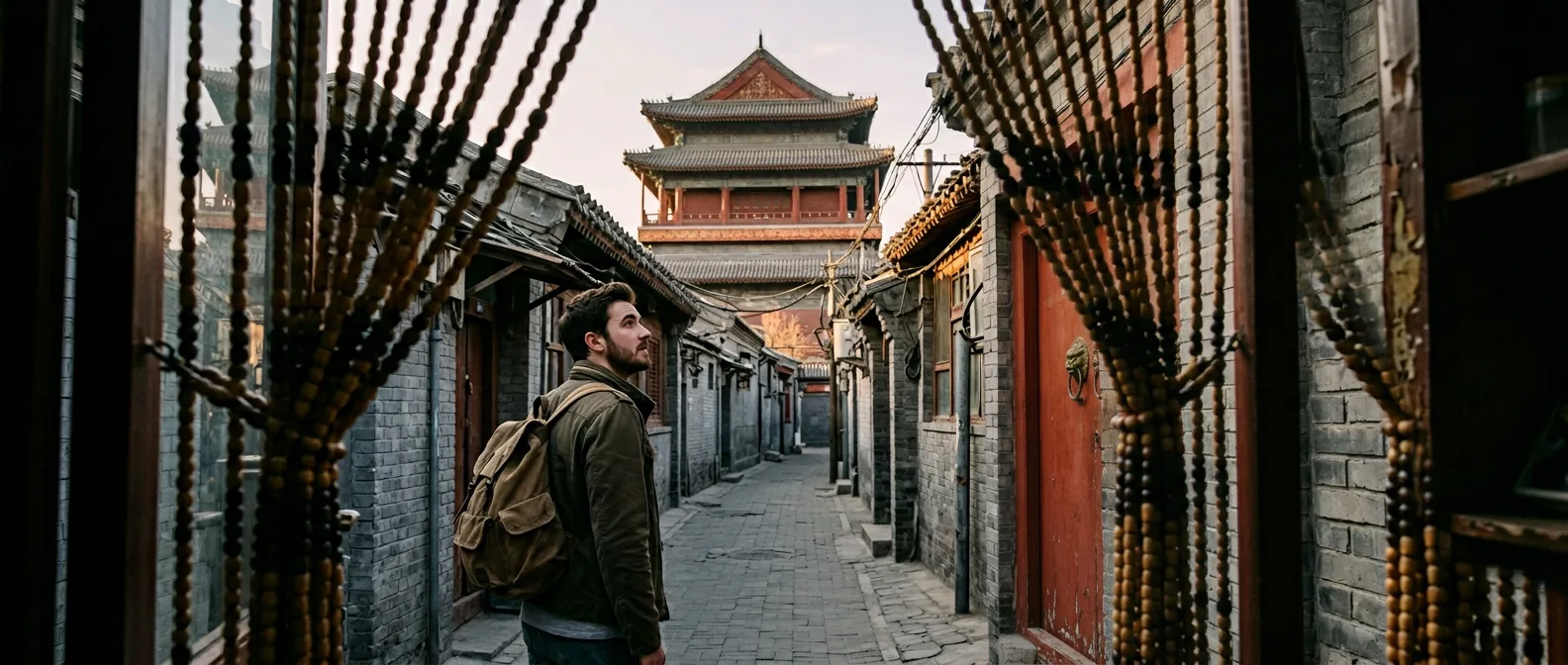 Beijing Forbidden City and traditional architecture panorama