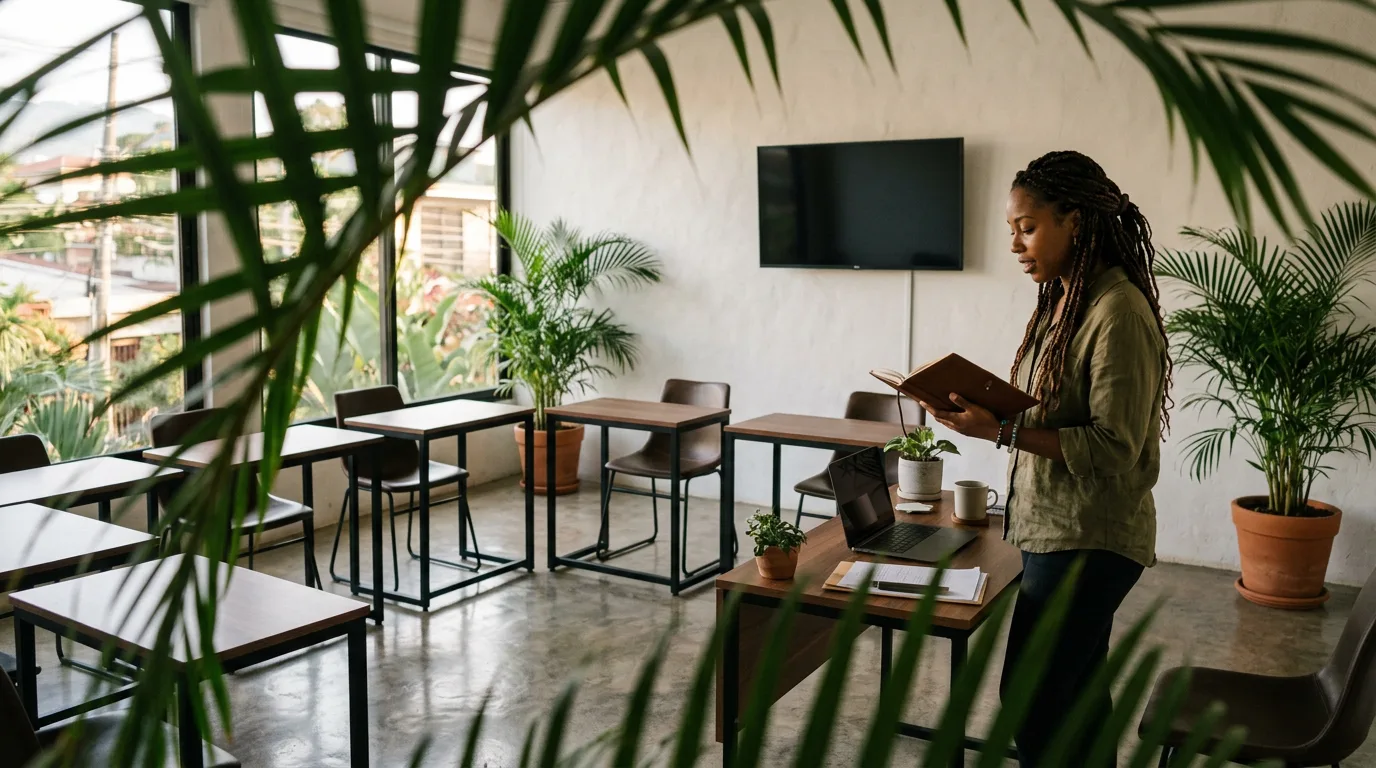 Costa Rica private language academy classroom