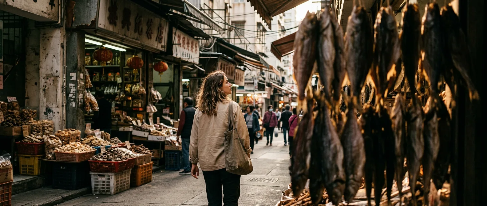 City - Sheung Wan dried seafood lane