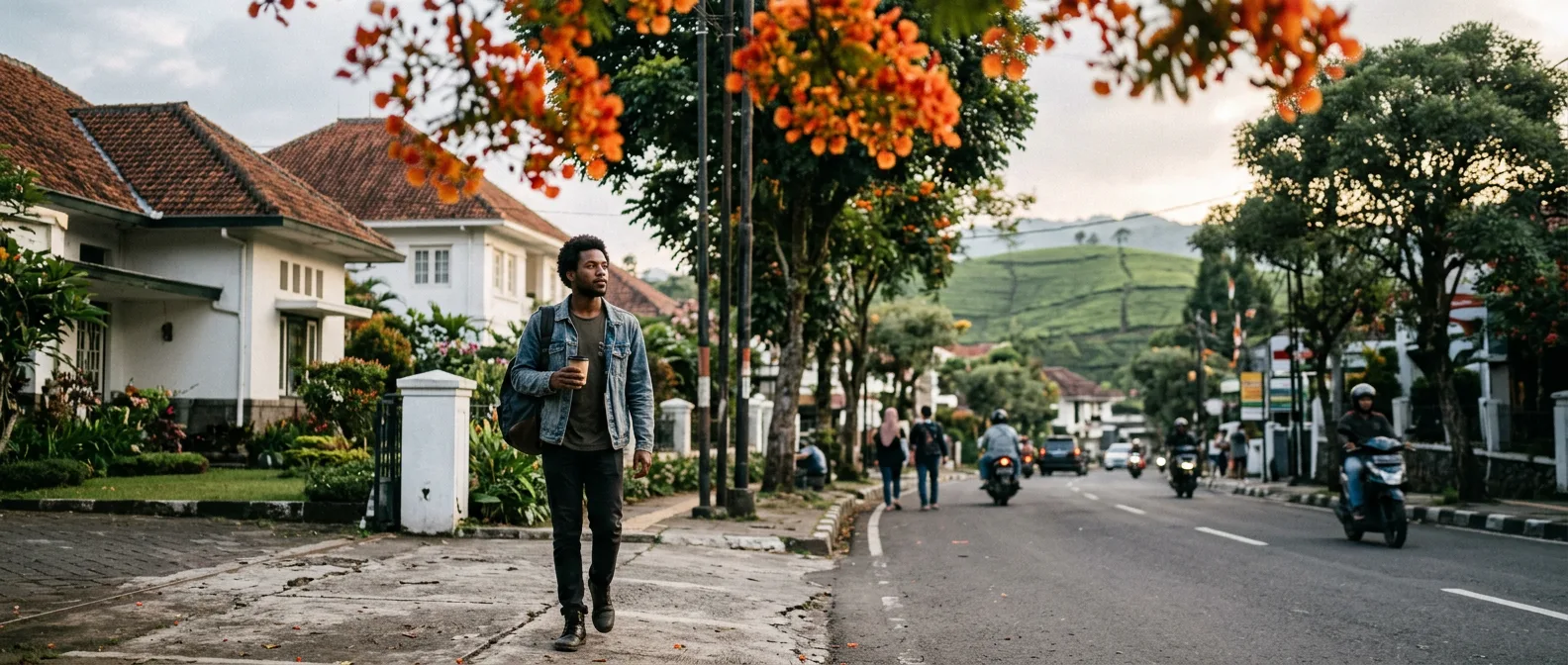 City - Bandung highland streets