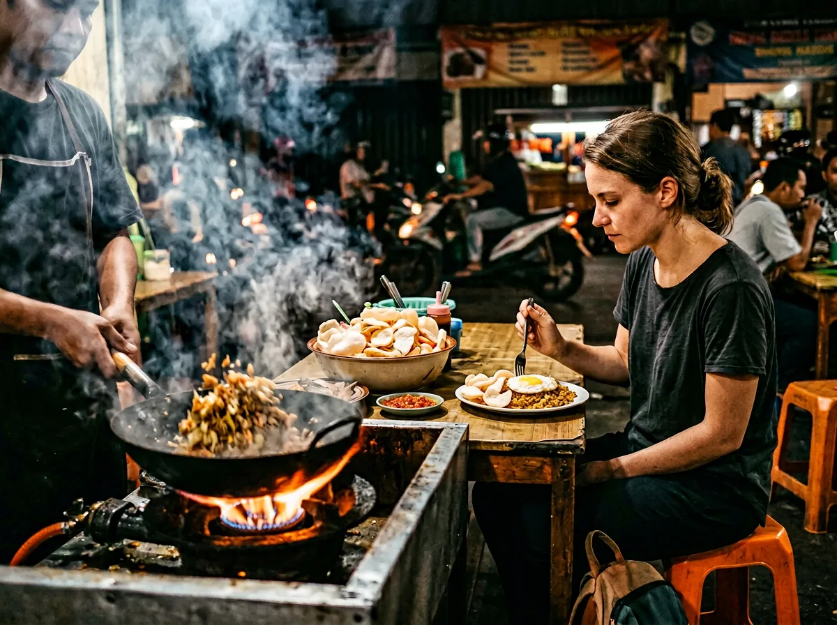 Life - nasi goreng at a warung
