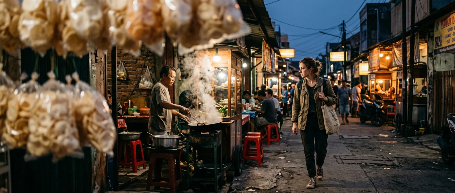 Why Indonesia - Yogyakarta warung lane