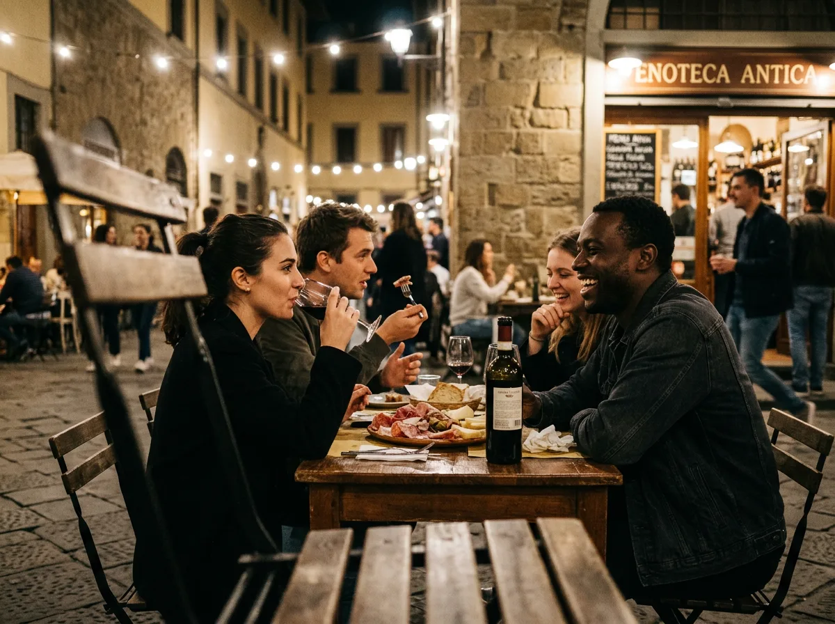 Life - Florentine piazza community