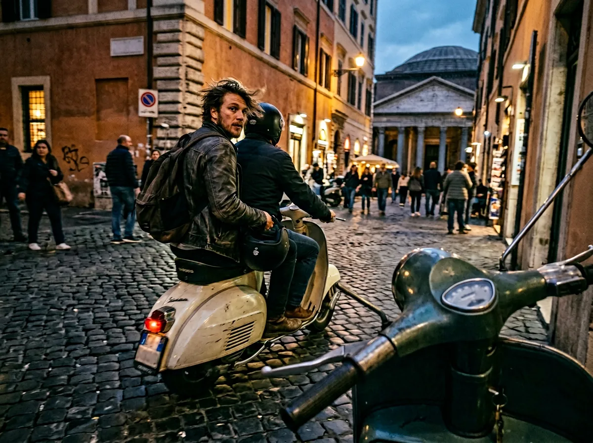 Life - Rome Vespa street