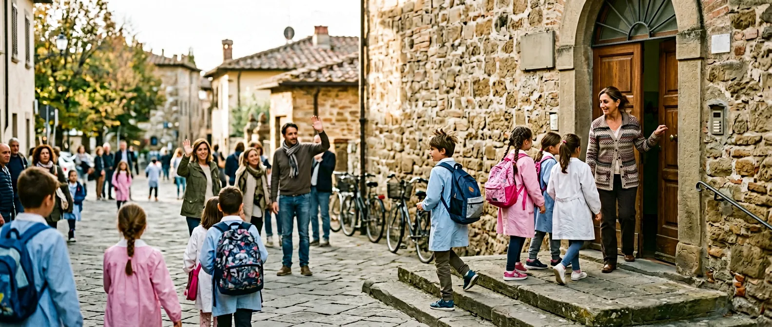 Why Italy - primary school morning