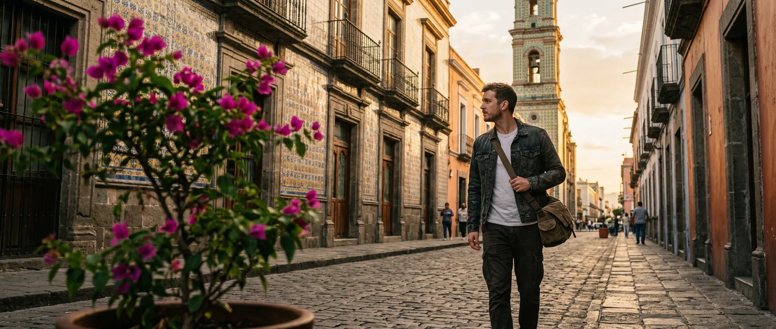 City - Puebla Talavera street