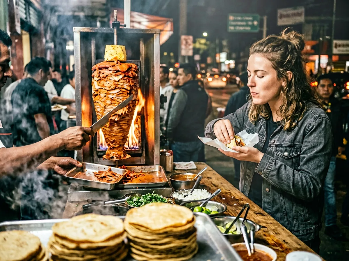 Life - taco al pastor stand