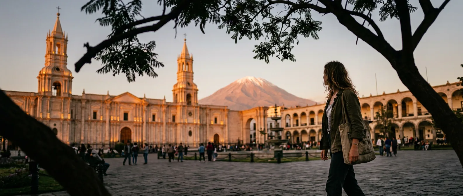 City - Arequipa white stone city