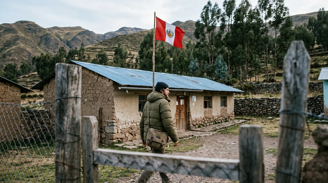 School type - Andean public school exterior
