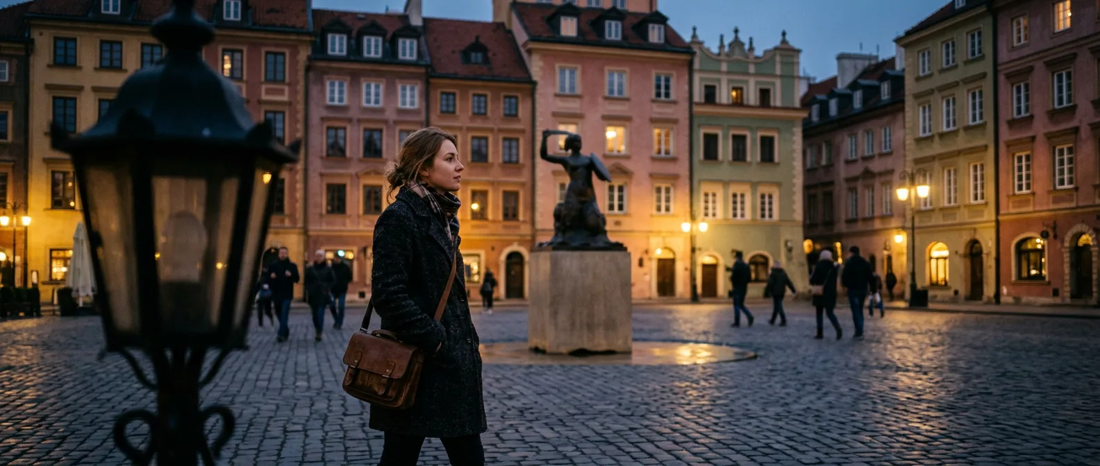City - Warsaw Old Town rebuilt