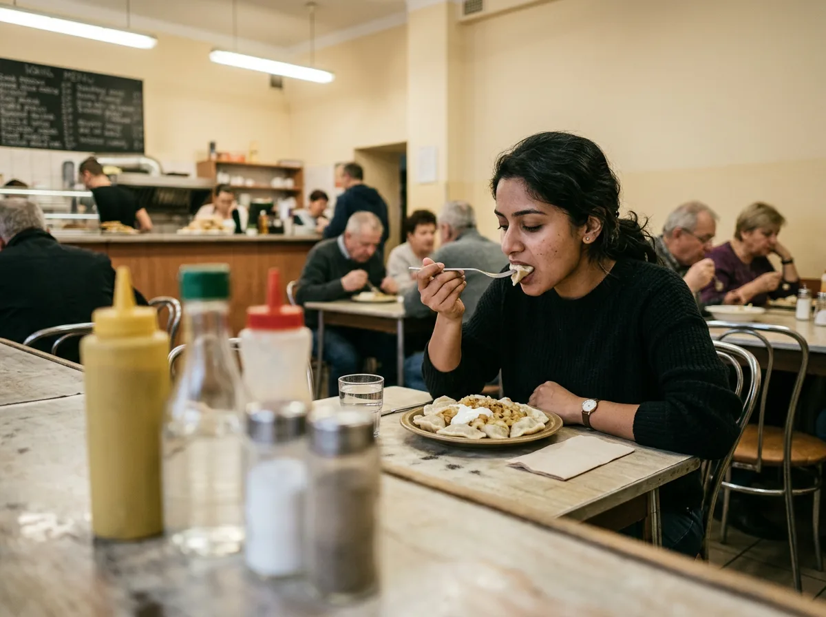 Life - pierogi at a milk bar