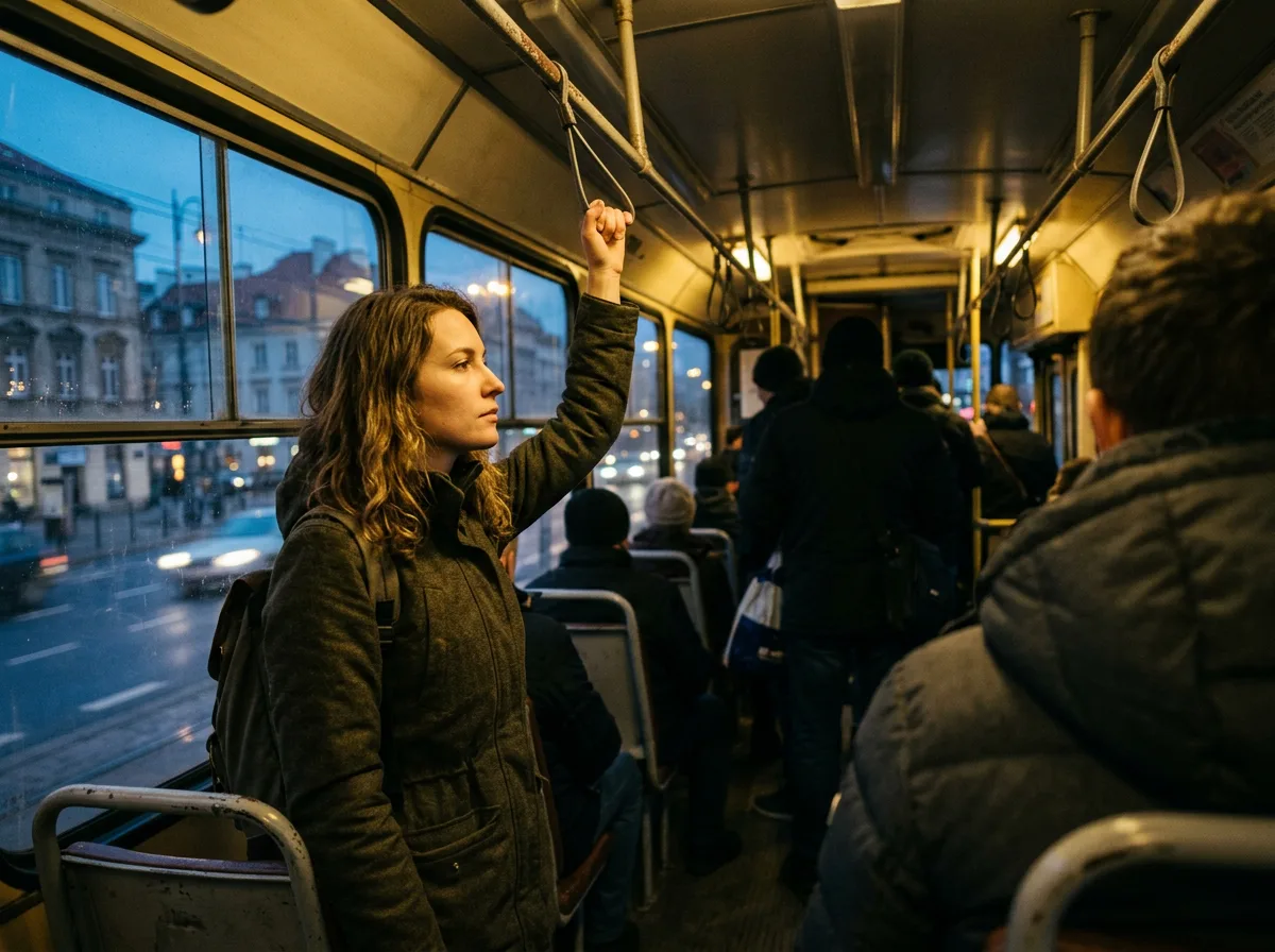 Life - Warsaw tram night