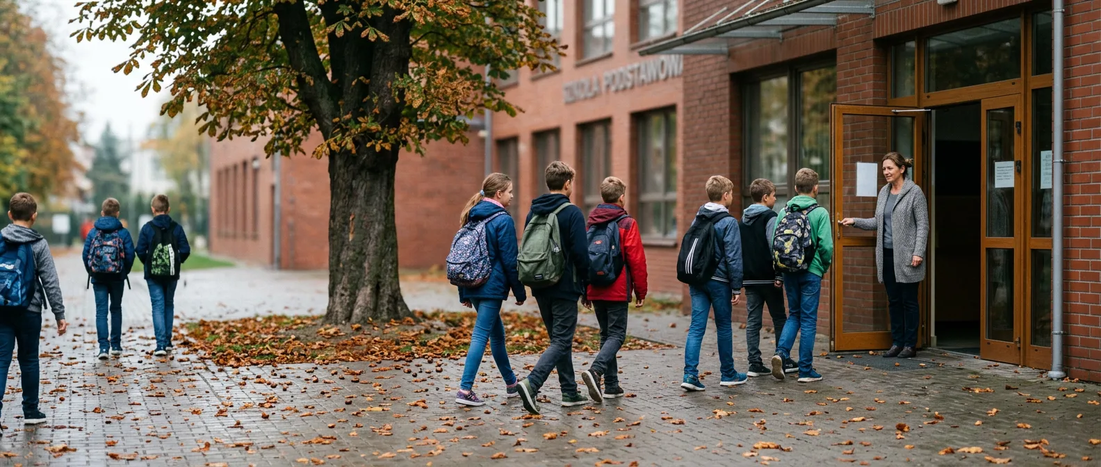 Why Poland - primary school morning