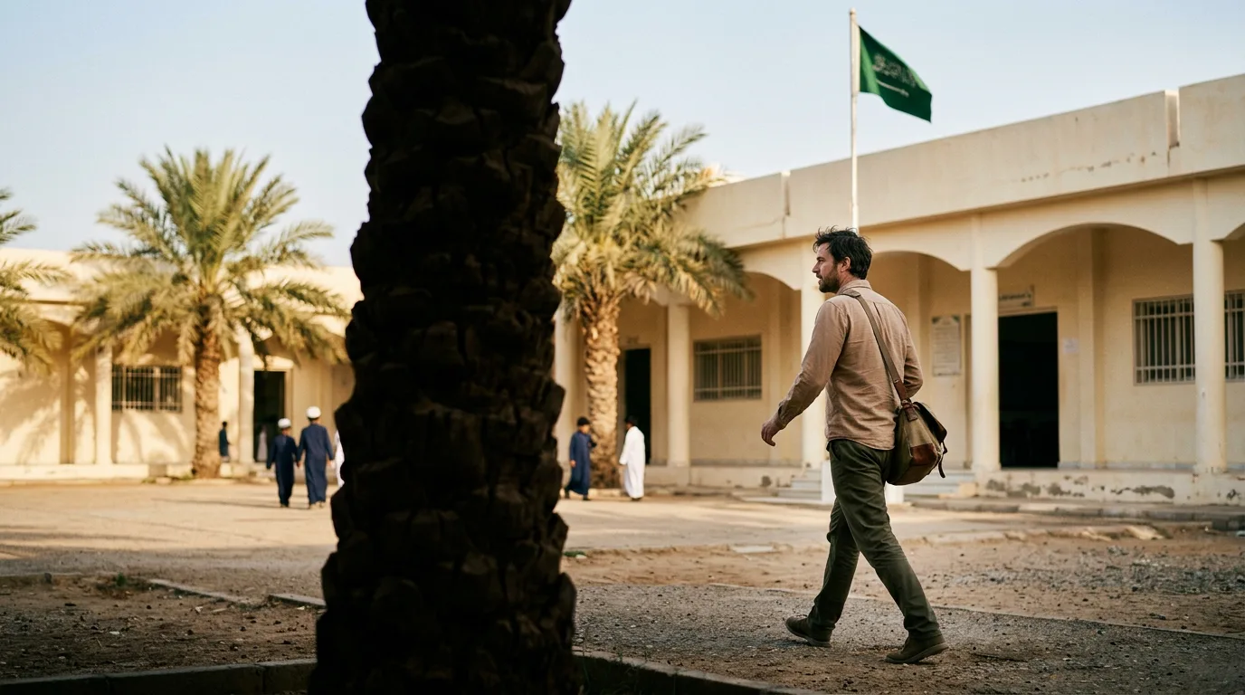 Saudi public school exterior