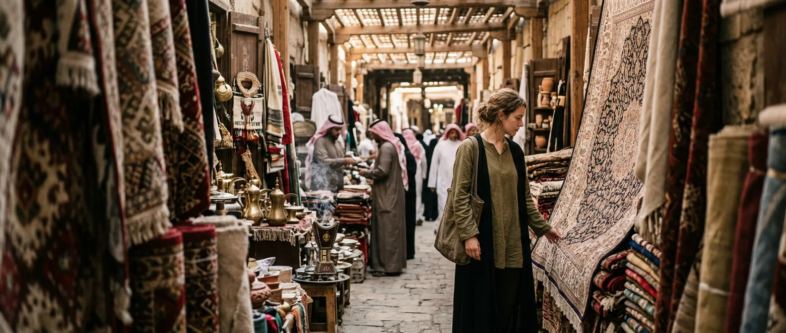 Saudi Arabia marketplace scene