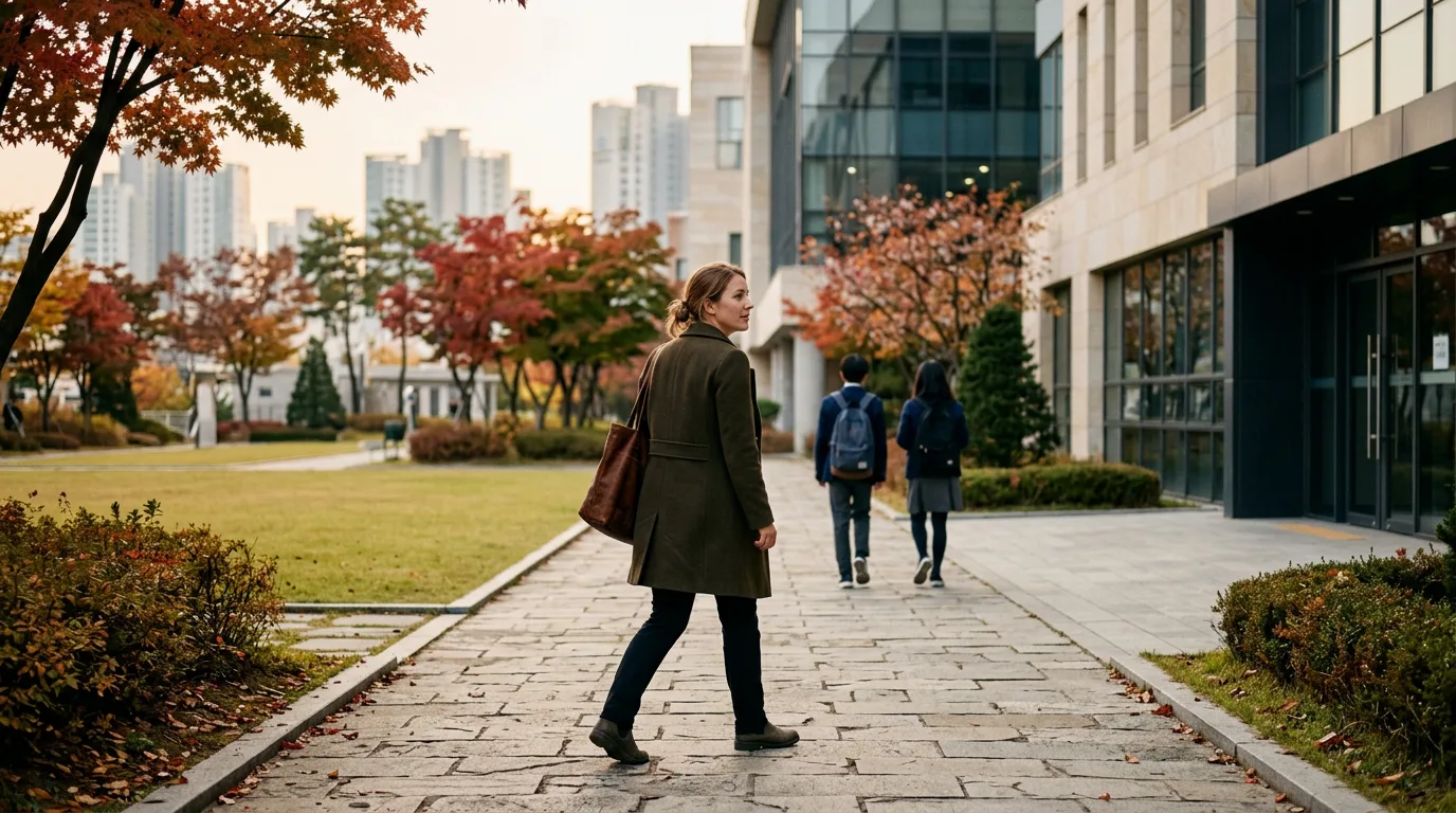 International school campus in South Korea