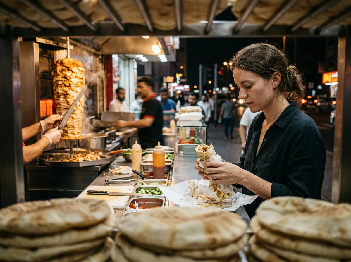 Emirati and international cuisine spread at a Dubai restaurant